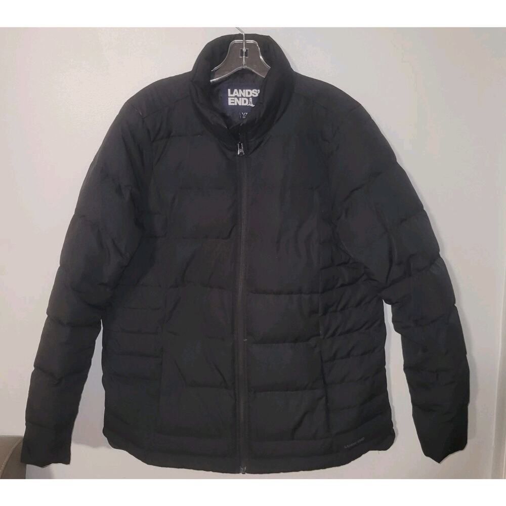 L.L. Bean Sz L Large Black Puffer Coat Women’s